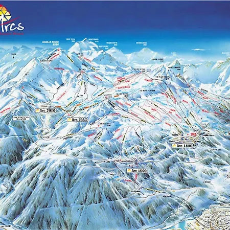Aiguille Rouge - 4 Personnes A Arc 2000 Aux Pieds, Au Centre De La Station, Au Pied Des Commerces Et Proche Du Bowling Et De La Patin Mae-2113 *